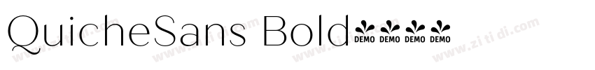 QuicheSans Bold字体转换 QuicheSans Bold字体转换